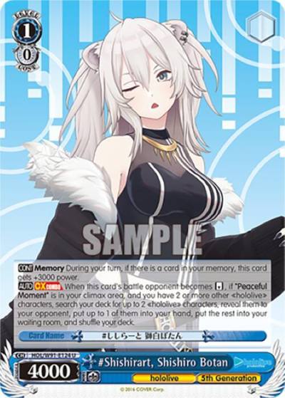 Shishirart Shishiro Botan HOL/W91-E124 U hololive production Card