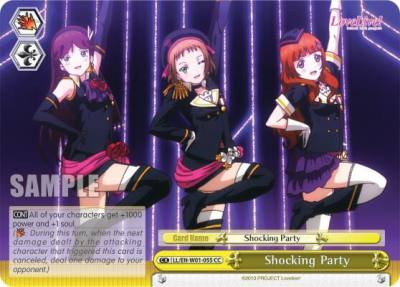 Shocking Party LL/EN-W01-055 CC Love Live! DX Card