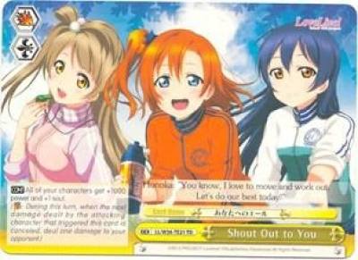 Shout Out to You LL/W36-TE21 TD Love Live! Vol. 2 Card