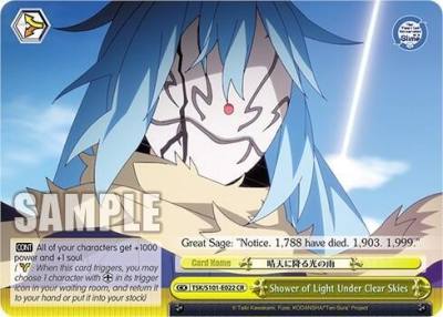 Shower of Light Under Clear Skies TSK/S101-E022 CR That Time I Got Reincarnated as a Slime Vol.3 Card