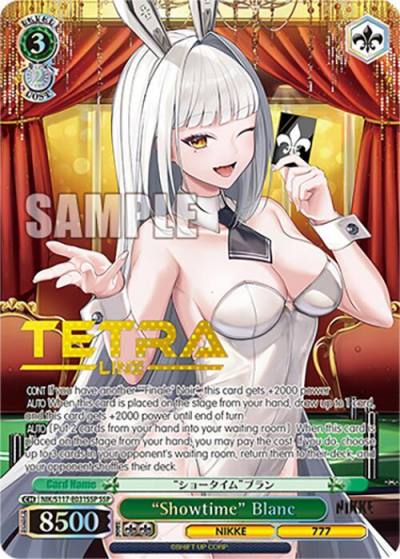 Showtime Blanc SSP NIK/S117-E031SSP SSP GODDESS OF VICTORY: NIKKE Card