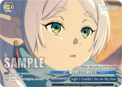 Sight I Couldnt See on My Own OFR SFN/S108-E110OFR OFR Frieren: Beyond Journey’s End Card