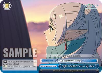 Sight I Couldnt See on My Own SFN/S108-E110 CR Frieren: Beyond Journey’s End Card