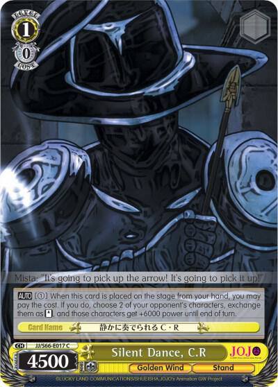 Silent Dance CR JJ/S66-E017 C JoJo's Bizarre Adventure: Golden Wind Card