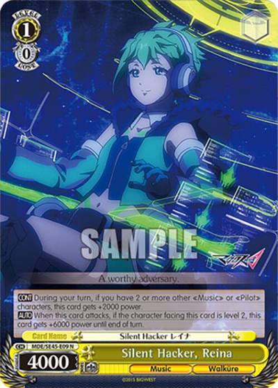 Silent Hacker Reina MDE/SE45E09 N MACROSS Delta Premium Booster Card