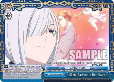 Silent Passion in Her Heart RRR SPY/S106-E099R RRR SPY x FAMILY Card
