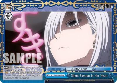 Silent Passion in Her Heart SPY/S106-E099 CC SPY x FAMILY Card