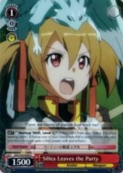 Silica Leaves the Party SAO/S20-E064 C Sword Art Online Card