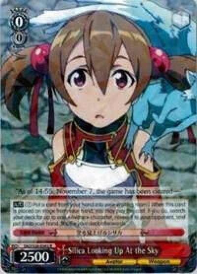 Silica Looking Up At the Sky SAO/S26-E043 R Sword Art Online Vol.2 Card