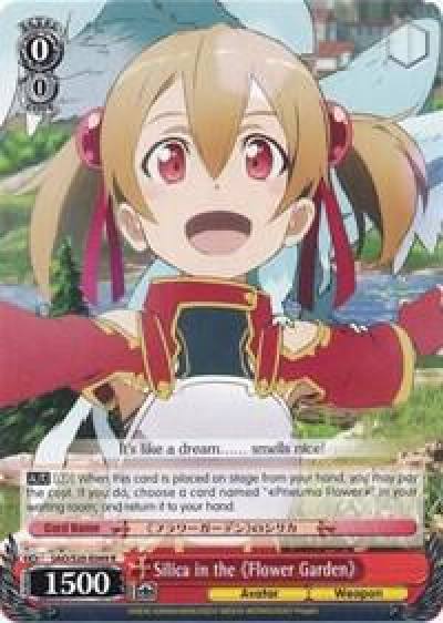 Silica in the Flower Garden SAO/S20-E049 R Sword Art Online Card