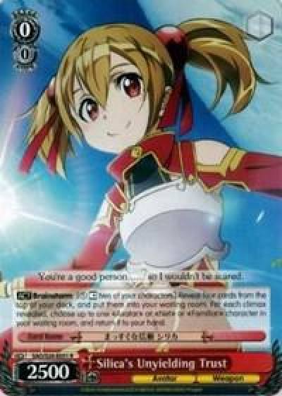 Silicas Unyielding Trust SAO/S20-E051 R Sword Art Online Card