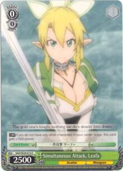 Simultaneous Attack Leafa SAO/SE26-E14 C Sword Art Online II Vol.2 Card