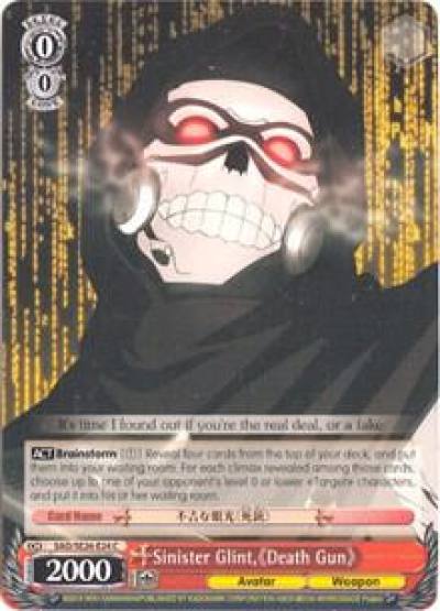 Sinister Glint Death Gun SAO/SE26-E24 C Sword Art Online II Vol.2 Card
