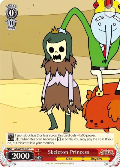 Skeleton Princess AT/WX02-066 C Adventure Time Card