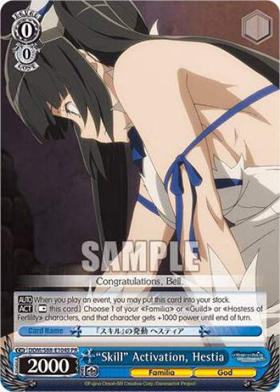 Skill Activation Hestia Foil DDM/S88-E104S PR Is it Wrong to Try to Pick Up Girls in a Dungeon? Card
