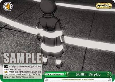 Skillful Display ATLA/WX04-045 CR Avatar: The Last Airbender Card