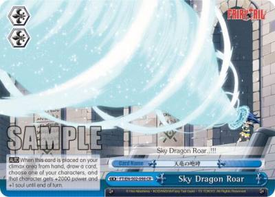 Sky Dragon Roar FT/EN-S02-098 CR Fairy Tail ver.E Card