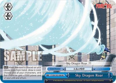 Sky Dragon Roar FT/EN-S02-098 CR RE Fairy Tail Chronicle Set Card