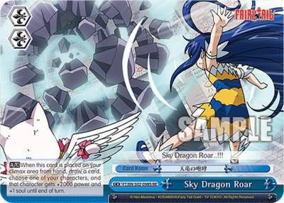Sky Dragon Roar SR FT/EN-S02-098S SR RE Fairy Tail Chronicle Set Card