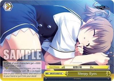 Sleepy Eyes GRI/S72-E027 CC The Fruit of Grisaia Card
