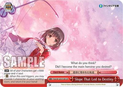Slope That Led to Destiny Fsh/W120-E109 CR Fujimi Fantasia Bunko Vol.2 Card