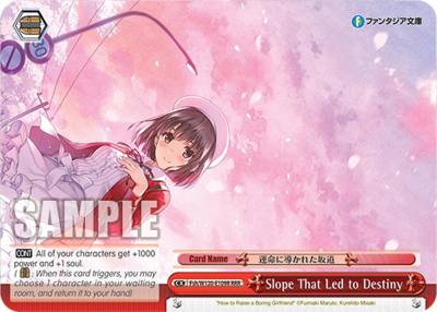 Slope That Led to Destiny RRR Fsh/W120-E109R RRR Fujimi Fantasia Bunko Vol.2 Card