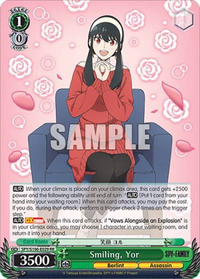 Smiling Yor SPY/S106-E029 RR SPY x FAMILY Card