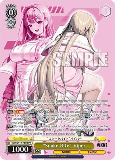 Snake Bite Viper PR NIK/S117-PE02 PR GODDESS OF VICTORY: NIKKE Card