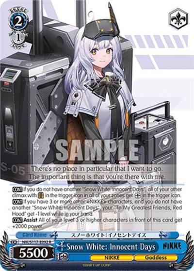 Snow White Innocent Days NIK/S117-E092 R GODDESS OF VICTORY: NIKKE Card