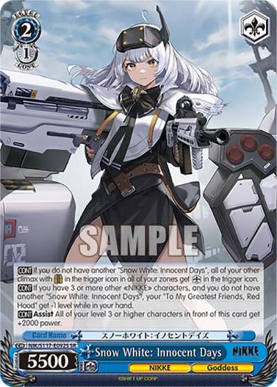Snow White Innocent Days SR NIK/S117-E092S SR GODDESS OF VICTORY: NIKKE Card