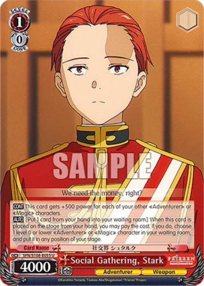 Social Gathering Stark SFN/S108-E055 U Frieren: Beyond Journey’s End Card