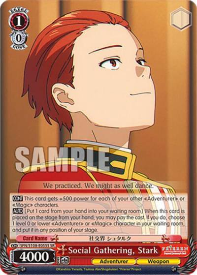 Social Gathering Stark SR SFN/S108-E055S SR Frieren: Beyond Journey’s End Card
