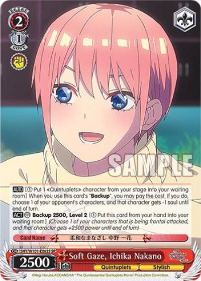 Soft Gaze Ichika Nakano SR 5HY/W101-E063S SR The Quintessential Quintuplets Movie Card