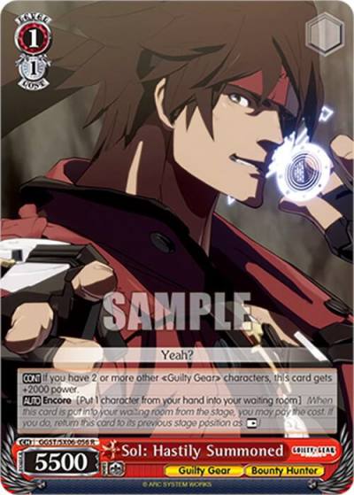 Sol Hastily Summoned GGST/SX06-056 R Guilty Gear -Strive- Card