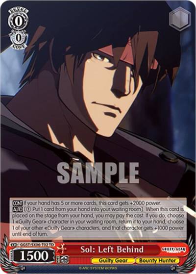 Sol Left Behind GGST/SX06-T02 TD Guilty Gear -Strive- Card