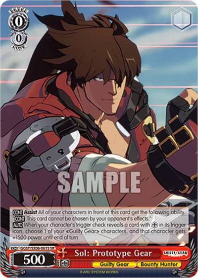 Sol Prototype Gear SR GGST/SX06-061S SR Guilty Gear -Strive- Card