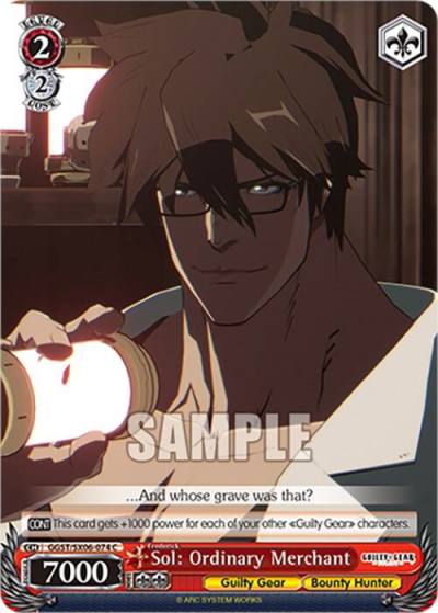Sol furiganaFrederick Ordinary Merchant GGST/SX06-074 C Guilty Gear -Strive- Card