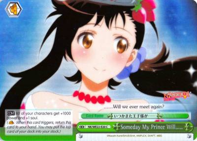 Someday My Prince Will……Parallel Foil NK/WE22-E20 NISEKOI Extra Booster Card