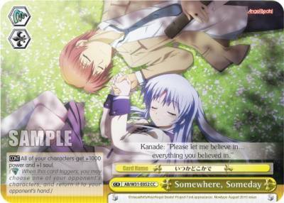 Somewhere Someday AB/W31-E052 CC Angel Beats! Re:Edit Card