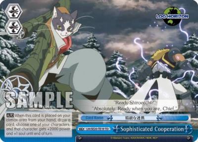 Sophisticated Cooperation LH/SE20-TE19 TD LOG HORIZON Card