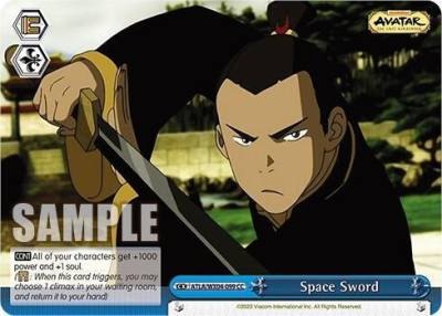Space Sword ATLA/WX04-099 CC Avatar: The Last Airbender Card