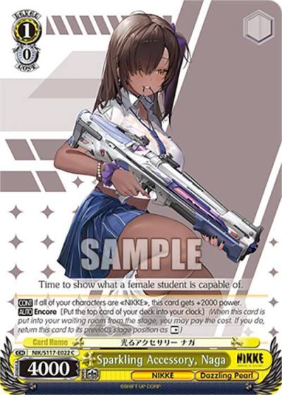Sparkling Accessory Naga NIK/S117-E022 C GODDESS OF VICTORY: NIKKE Card