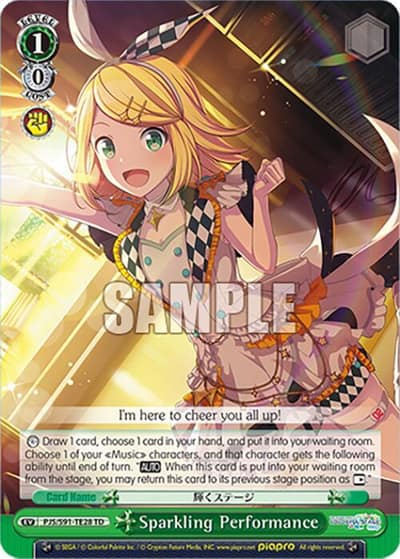 Sparkling Performance PJS/S91-TE28 TD HATSUNE MIKU: COLORFUL STAGE! Weiss Schwarz card