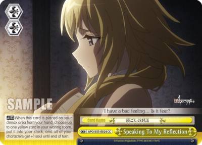 Speaking To My Reflection APO/S53-E024 CC Fate/Apocrypha Card