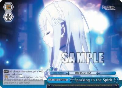 Speaking to the Spirit RZ/S46-TE40 TD Re:ZERO Card