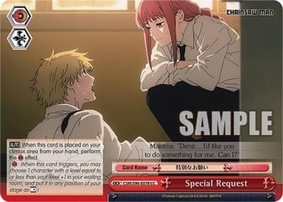 Special Request CSM/S96-E078 CC Chainsaw Man Card