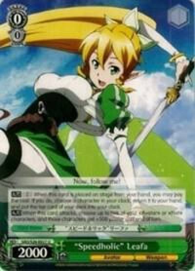 Speedholic Leafa SAO/S26-E027 U Sword Art Online Vol.2 Card