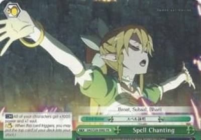 Spell Chanting SAO/S26-E082 PR Sword Art Online Vol.2 Card