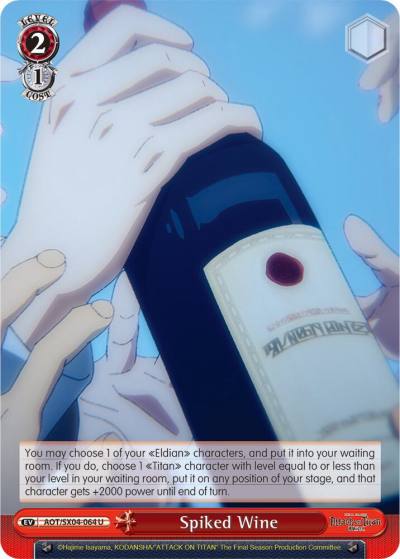 Spiked Wine AOT/SX04-064 U Attack On Titan: Final Season Card