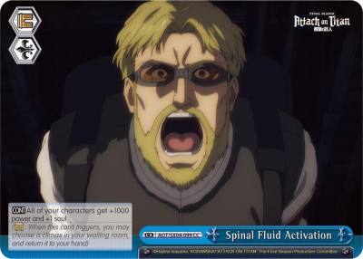 Spinal Fluid Activation AOT/SX04-099 CC Attack On Titan: Final Season Card